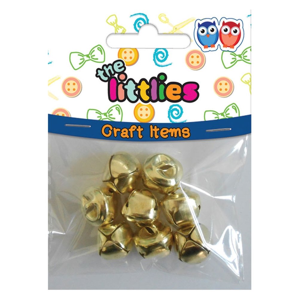 Golden Bells 15Mm - 8Pcs