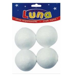 Polystyrene Balls 60Mm - 4Pcs