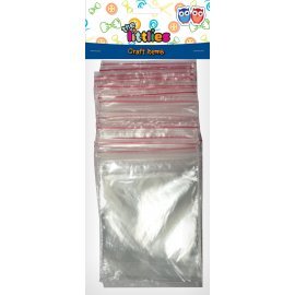 Plastic Bags With Fastening 6X8Cm - 50Pcs