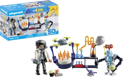 Playmobil City Life Researchers With Robots - 71450