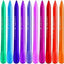 Plastic Crayons X24 Colour Peps Plasticlean