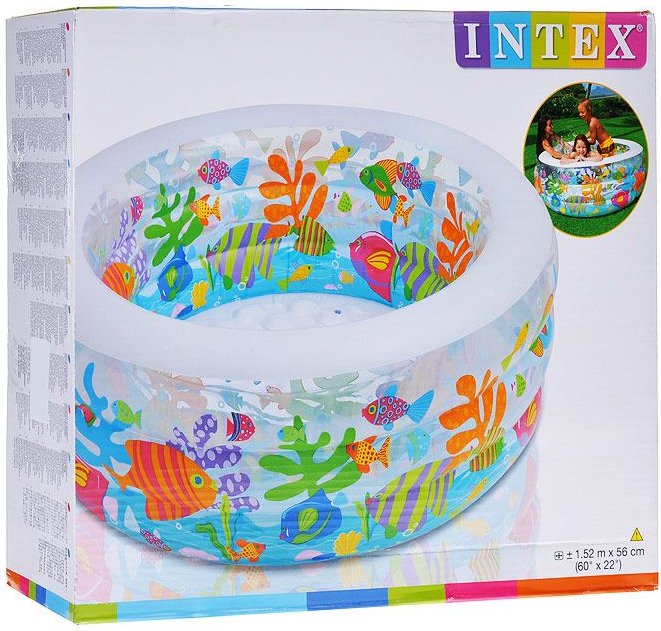 Intex 3-Ring Pool Fish 152X56Cm