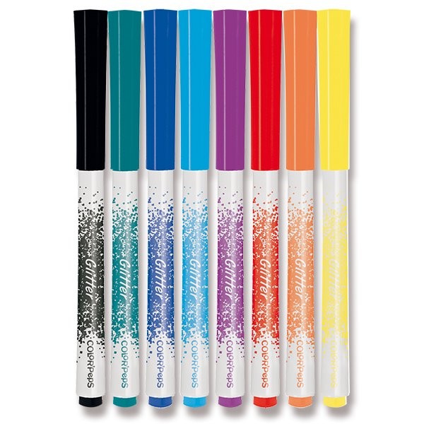 Glitter Felt Pens X8