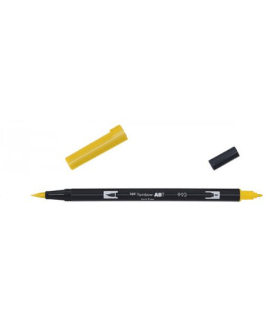 Tombow Dual Brush Pen Chrome Orange 993