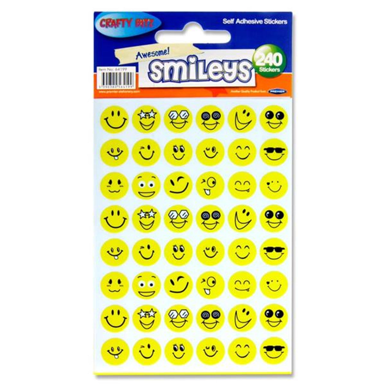 Smileys Stickers X240 Pcs