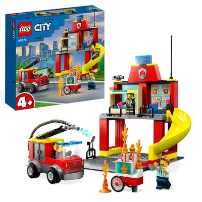 Lego City - Fire Station And Fire Truck 60375