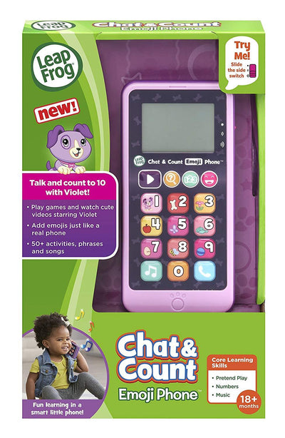 Chat And Count Emoji Phone Pink