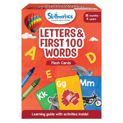 Letters & First 100 Words - Flash Cards