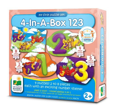 4 In A Box 123 puzzle Set