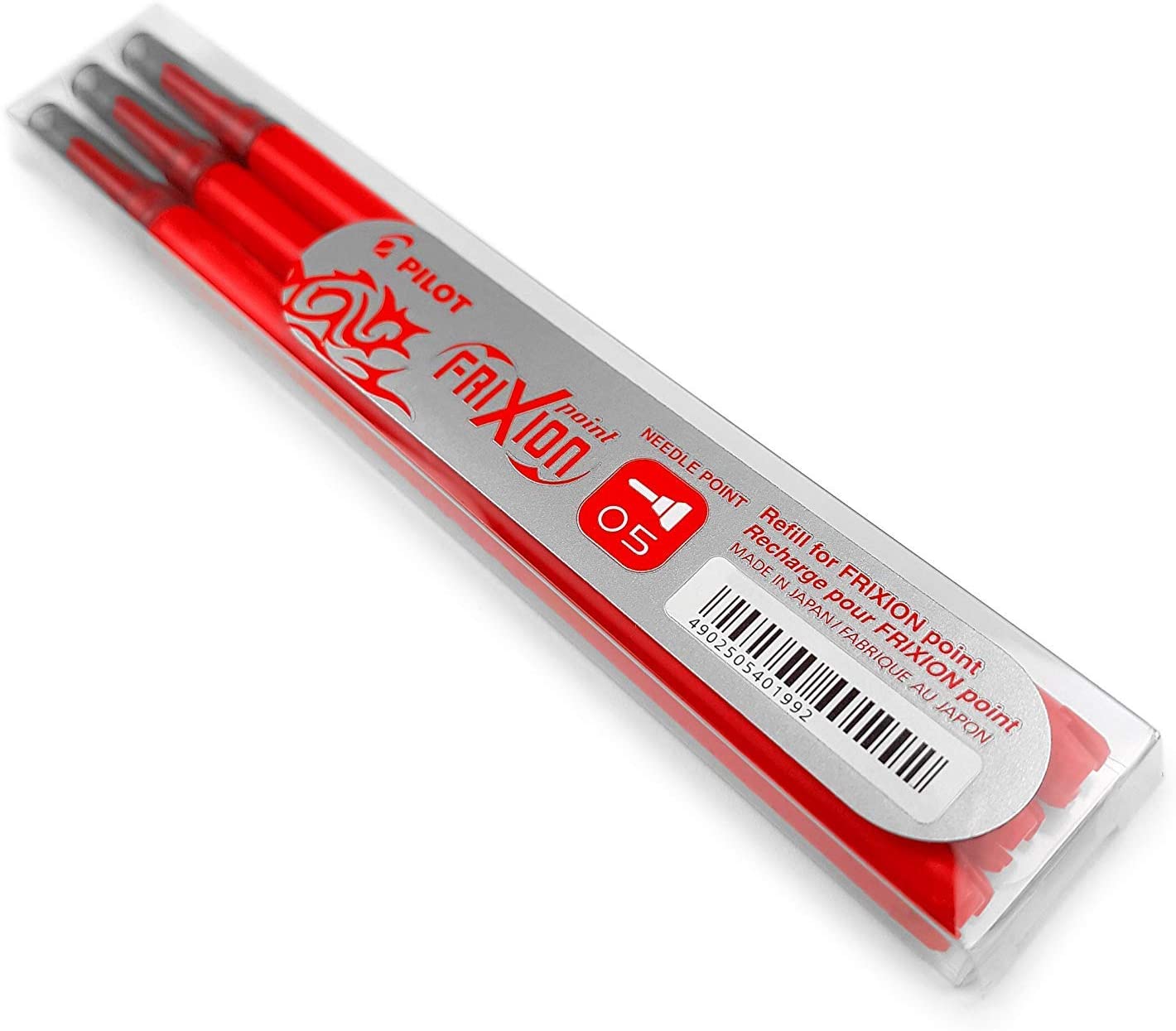 Frixion Refill 05 Red Pkt X3 Refills