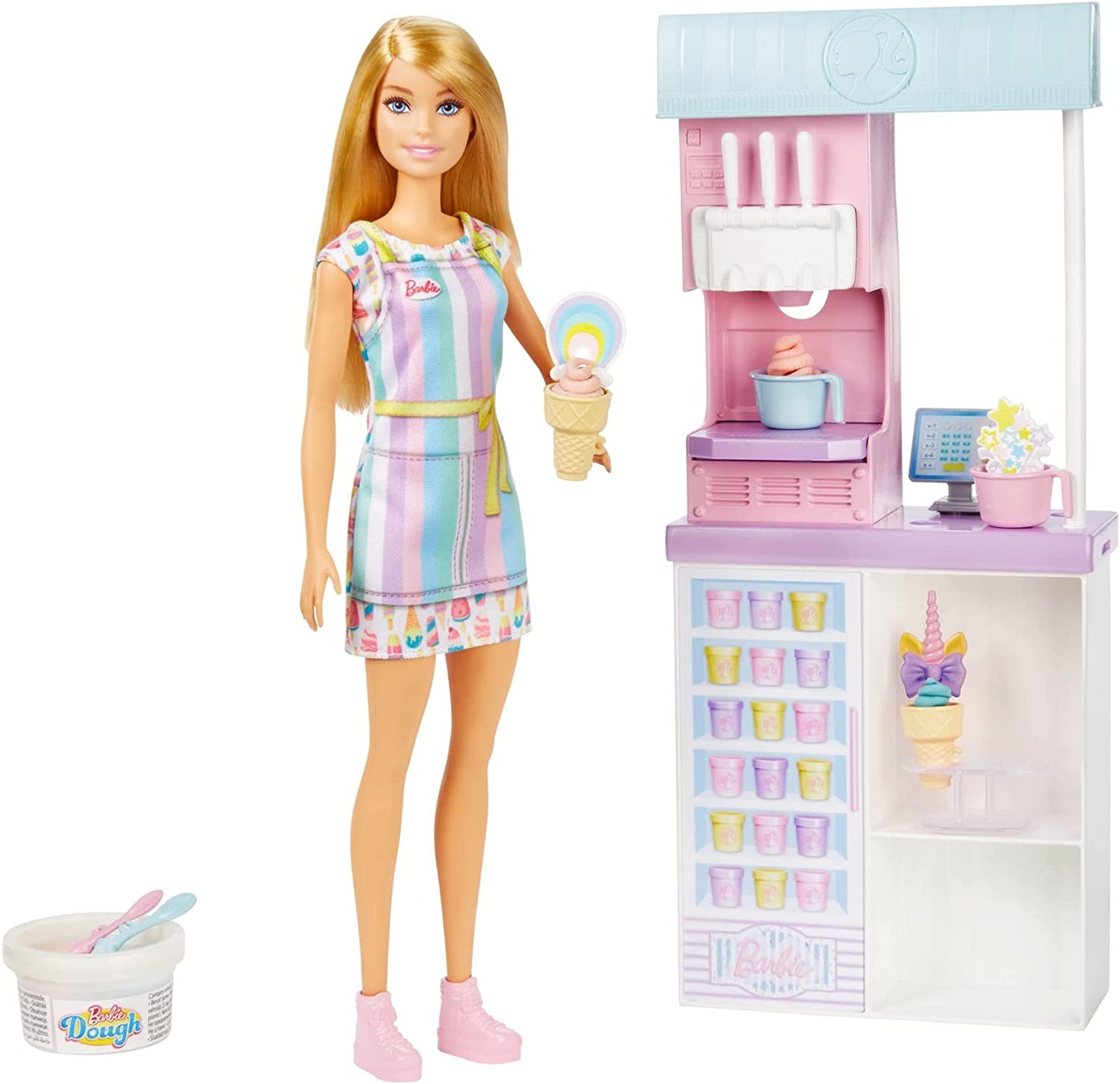 Barbie Ice Cream Shop With Doll