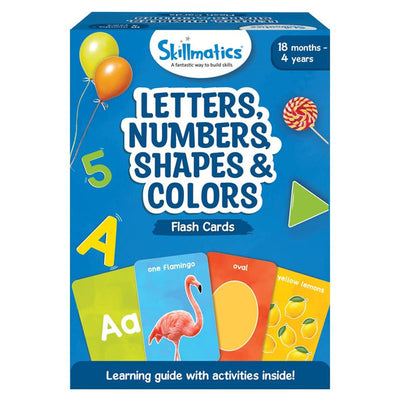 Letters Numbers Shapes & Colors - Flash Cards