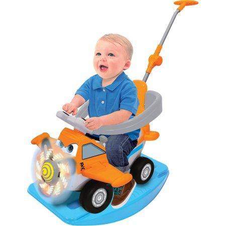 4 In 1 Dusty Activity Plane Ride On 