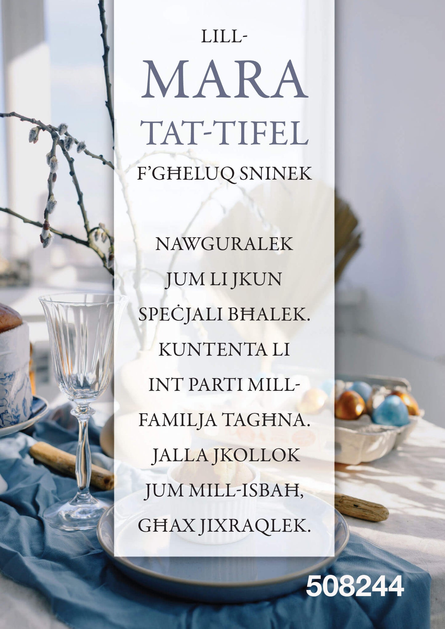 Lill-Mara Tat-Tifel F'Għeluq Sninek
