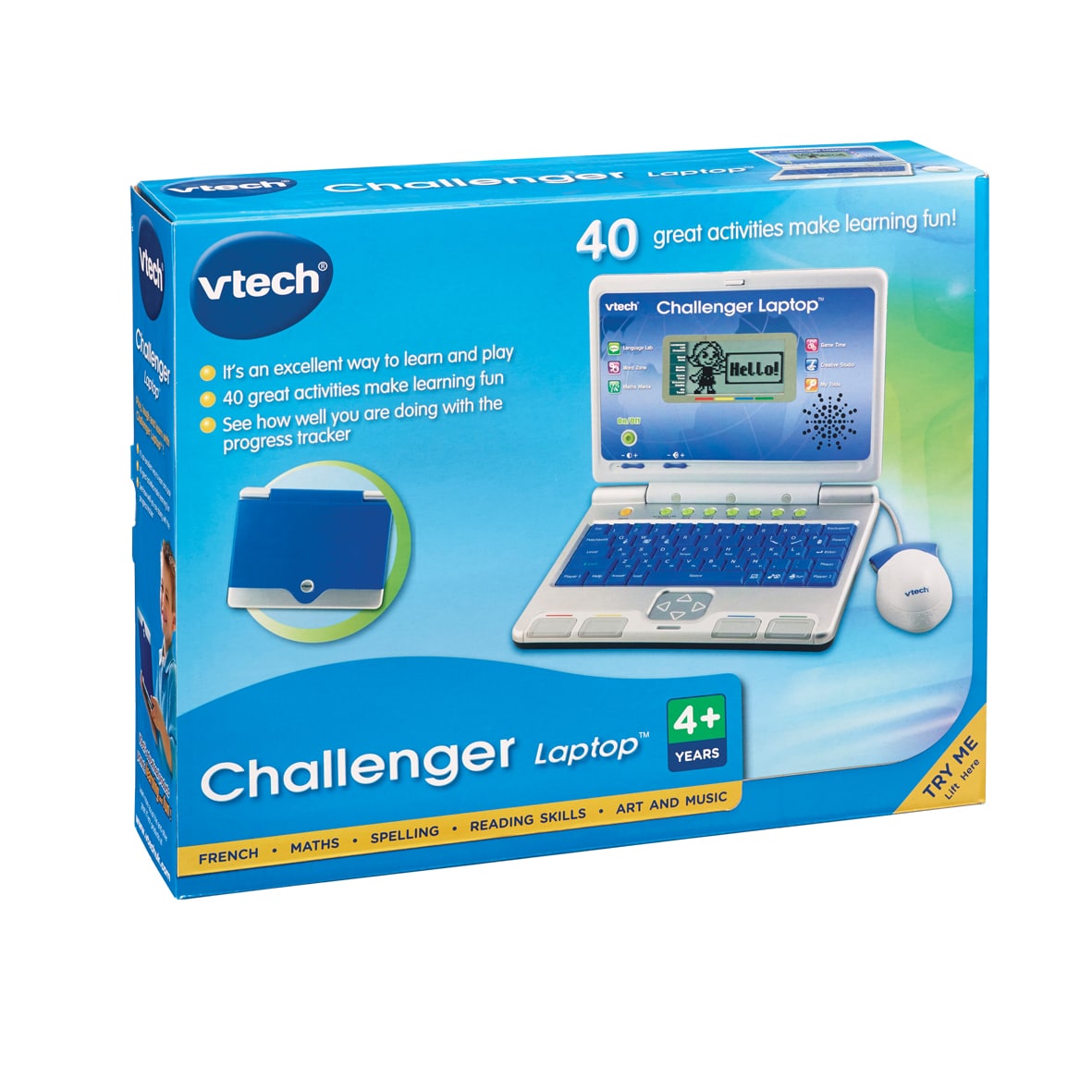 Vtech Challenger Laptop Blue – Eduline Malta
