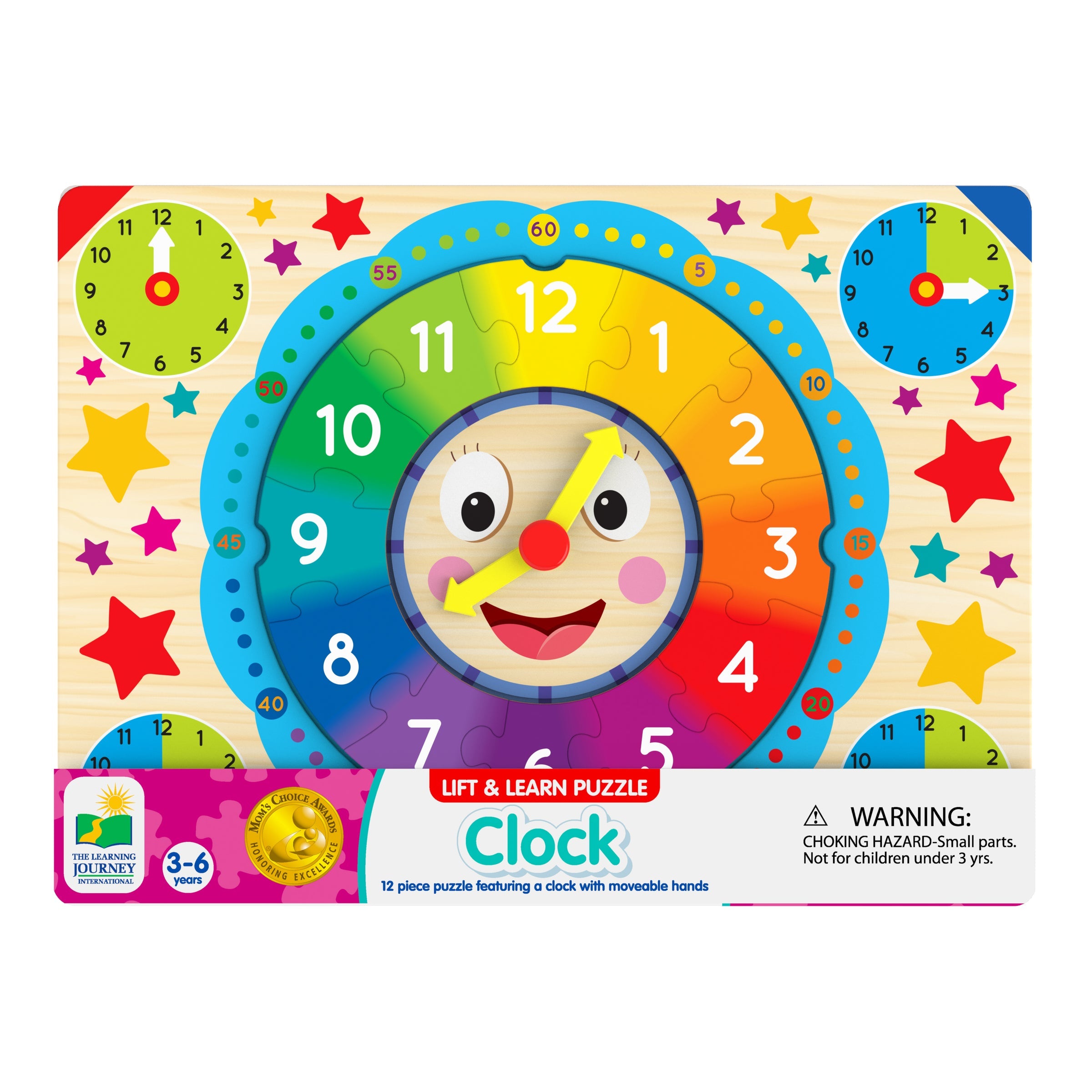 My First Lift & Learn Clock Puzzle – Eduline Malta