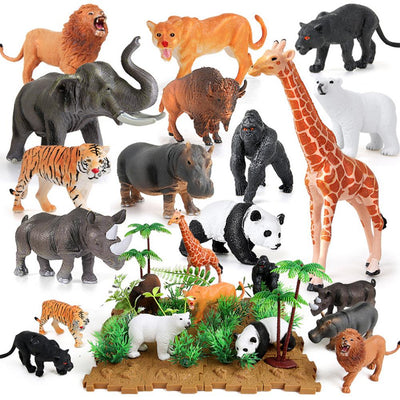 Jungle Animal Figures 4Pcs