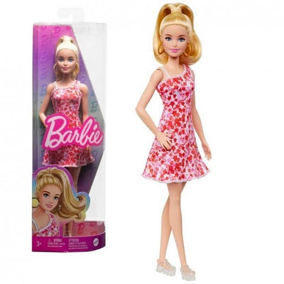 Barbie Fashionista Doll Pink Floral Dress