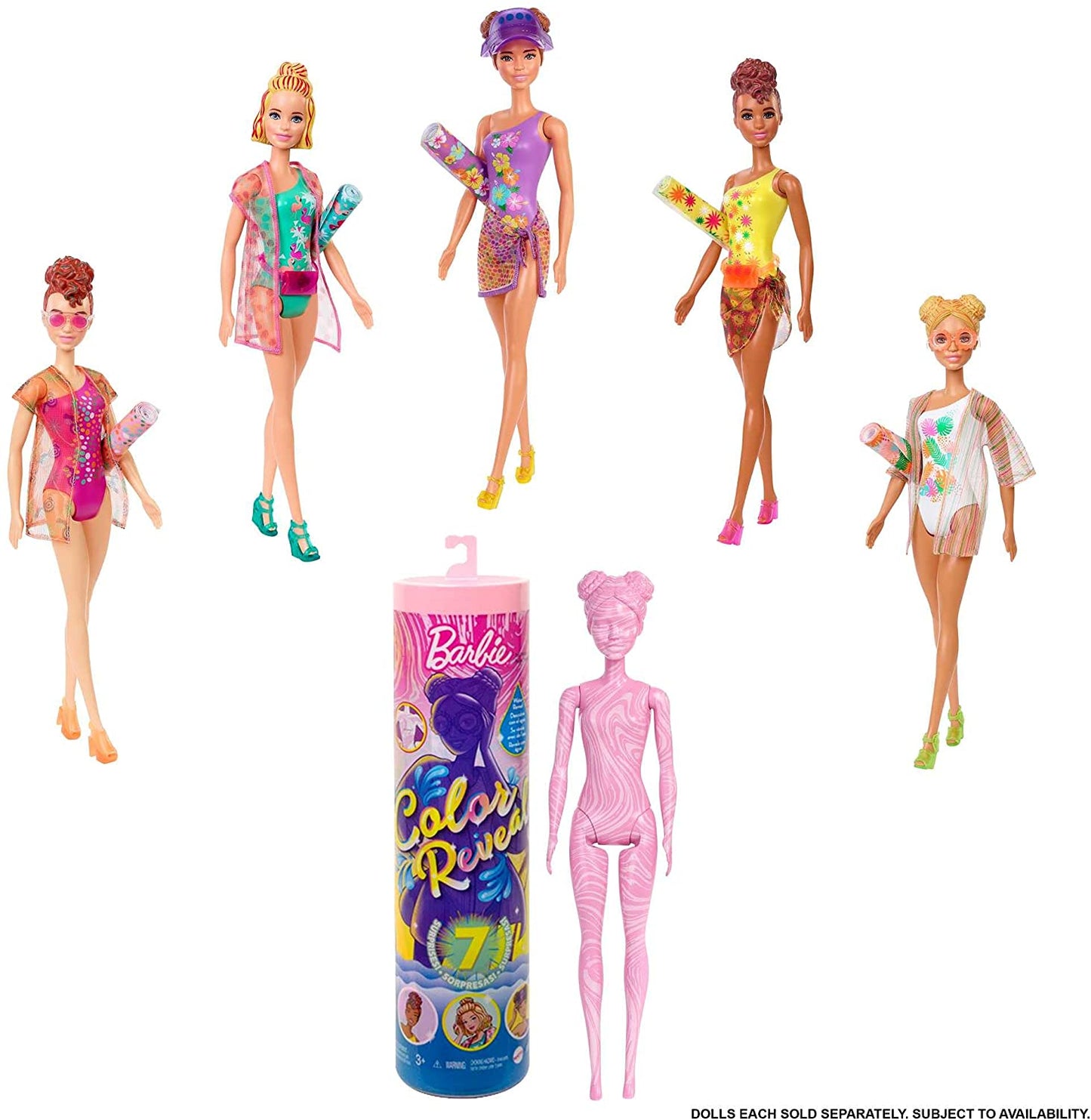 Barbie Colour Reveal 7 Surprises