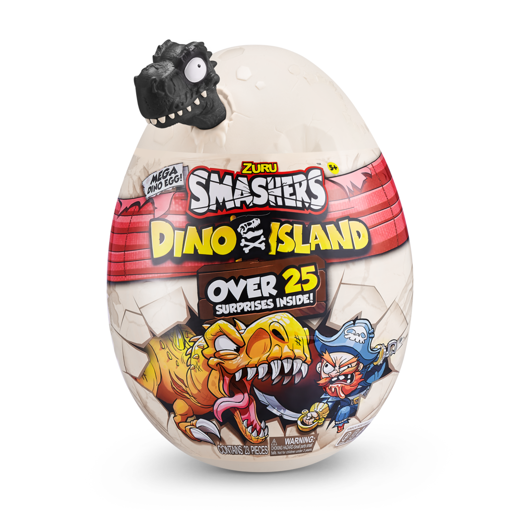 Smashers Dino Island Series 5 Mega Egg Over 25 Surprises