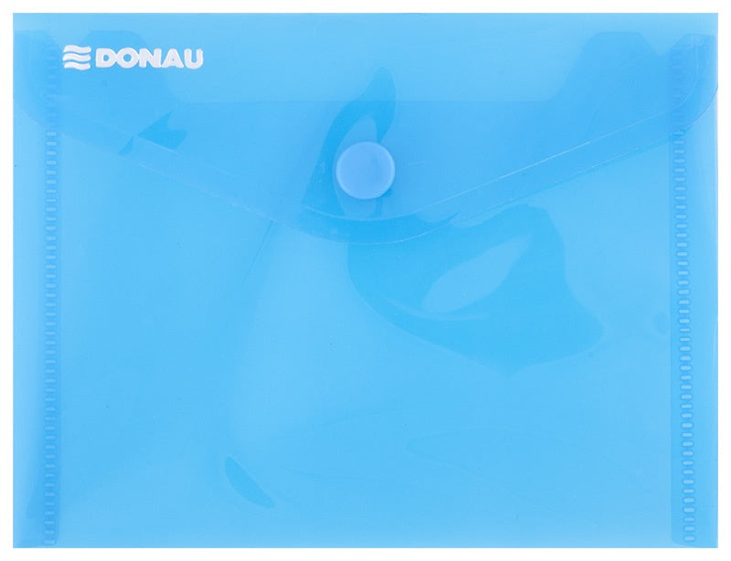 Button A6 Envelope Transparent Blue