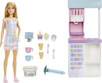 Barbie Ice Cream Shop With Doll