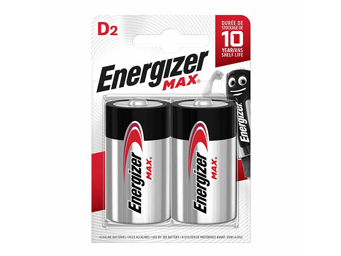 Batteries X2 D Max Longer Lasting