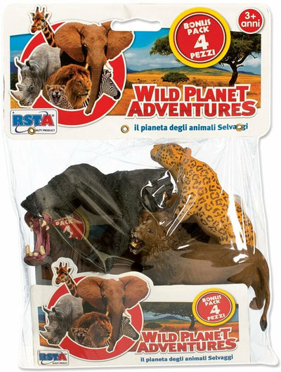 Jungle Animal Figures 4Pcs