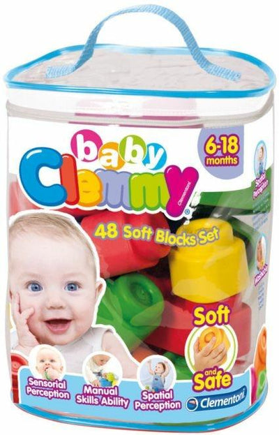 Baby Clemmy - Soft Block 48Pcs Zip Bag