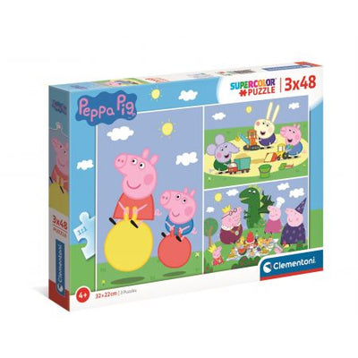 Puzzle 3X48 Pieces Peppa Pig