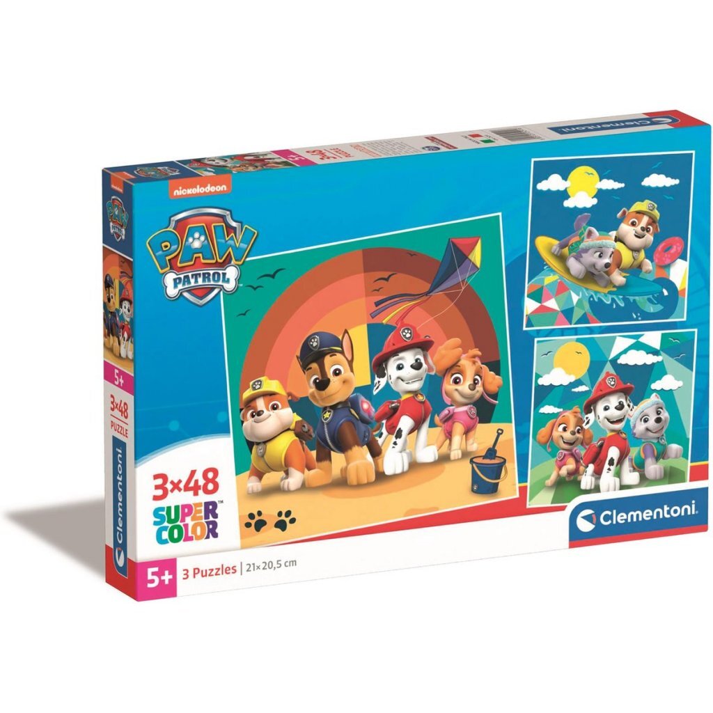 Paw Patrol - 3 Puzzles X48 Pcs