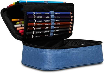 Pencil Case 1 Zip Filled Seven Freethink Unisex - Azzurro