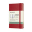 12 Months Weekly Notebook A6 Saphire Red Hardback