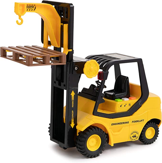 Forklift Truck With Pallet – Friction Powered Wheels 