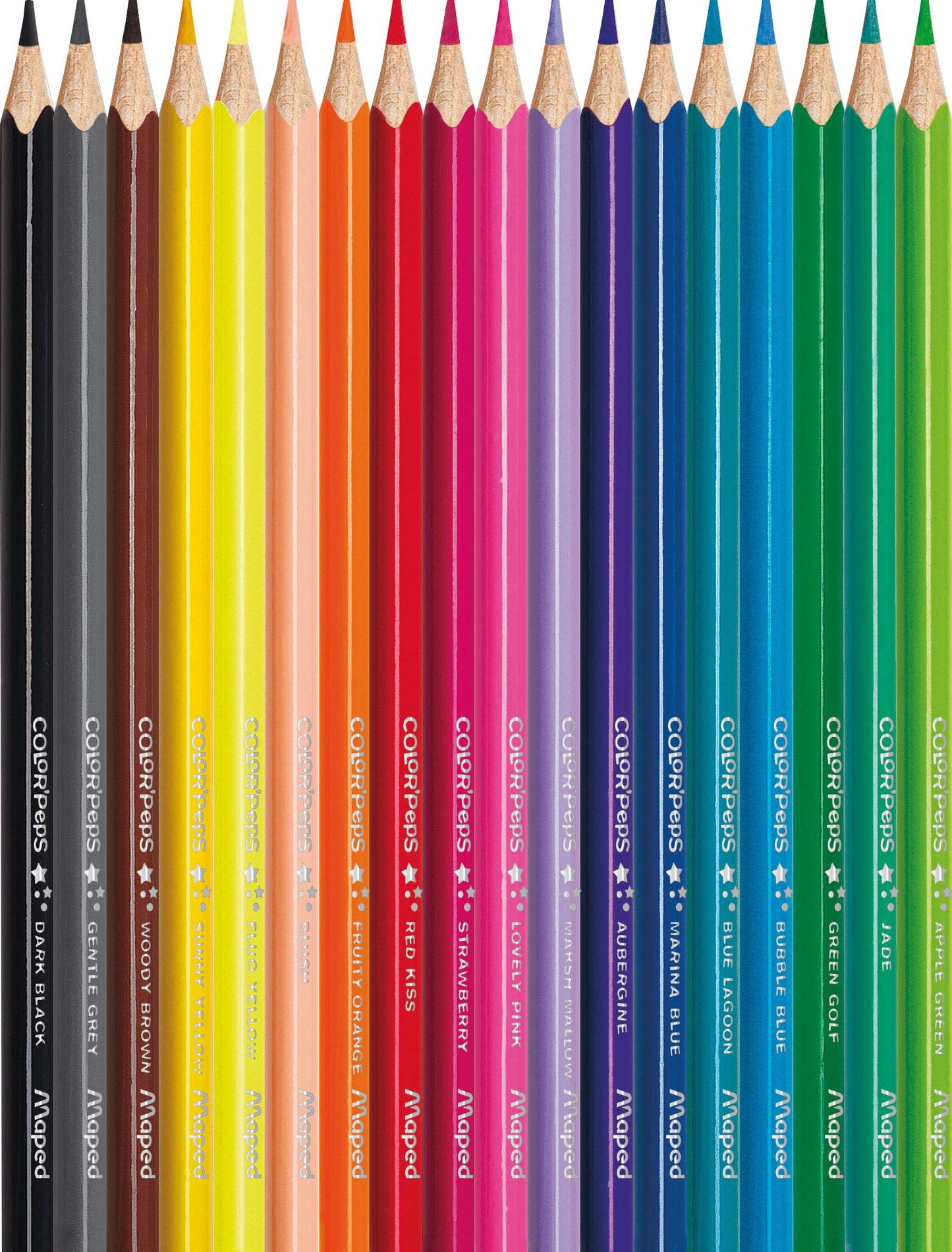 Pencil Colours X18 Colour Peps