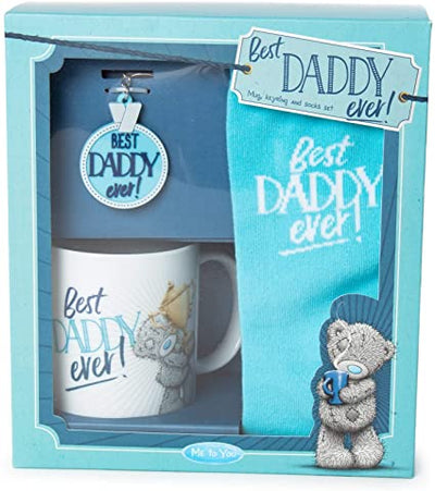 Best Daddy Ever! Mug, Keyring And Socks Set