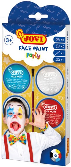 Face Paint Cream Ass. Col 8Ml X 6 Kit Party Unit Unit