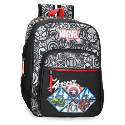 Backpack Avengers Heroes 38Cm 1 Large Zip Fit A4