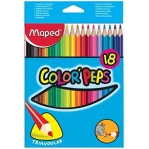 Pencil Colours X18 Colour Peps