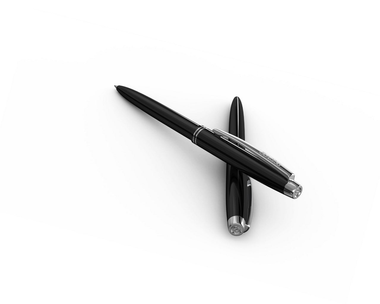 Ball Pen And Cluch Pencil Black Set