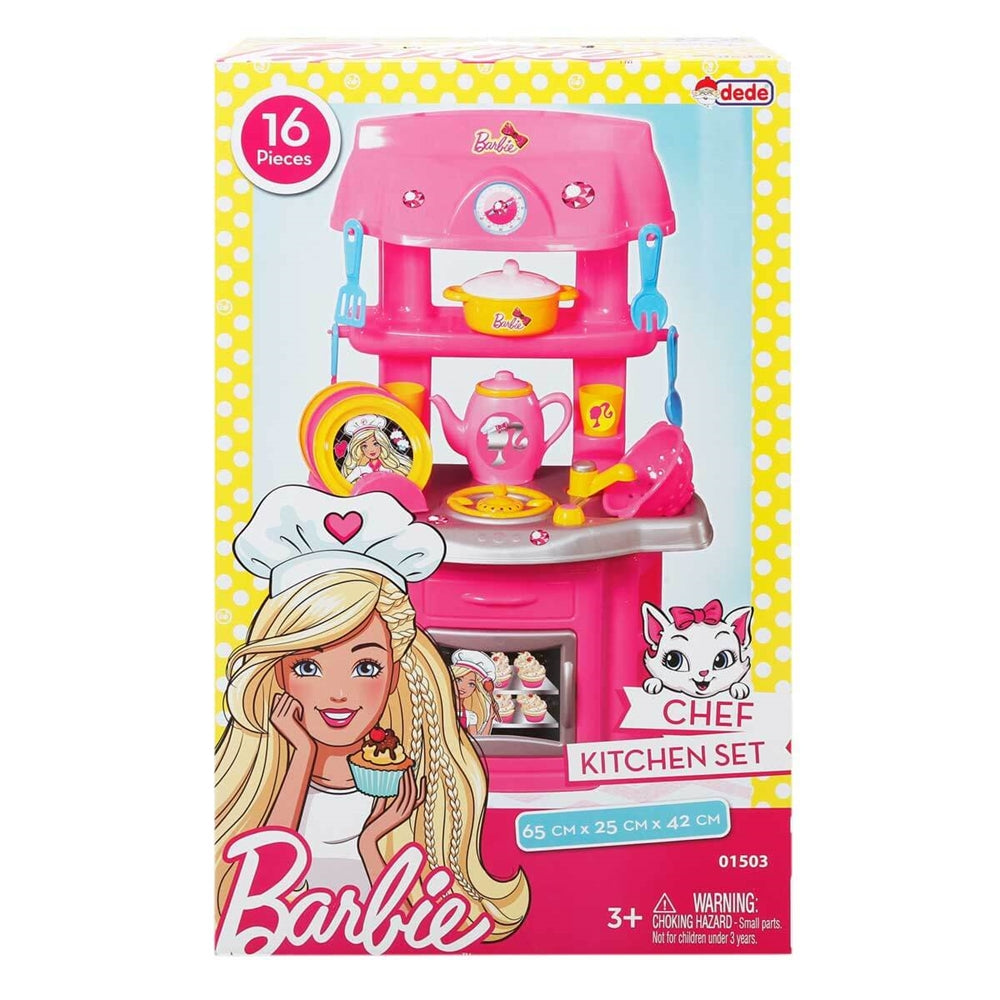 Barbie Chef Kitchen Set 65X25X42 Eduline Malta