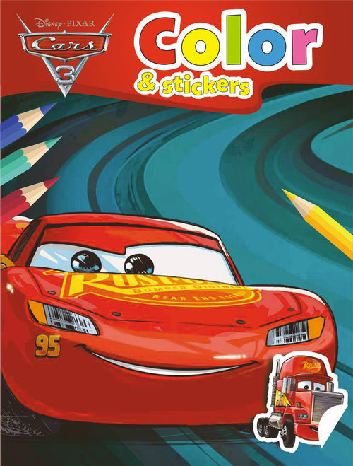 Disney Color And Sticker Fun Cars 3
