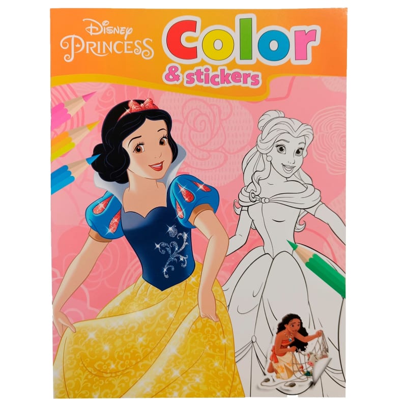 Disney Princess Color & Stickers – Eduline Malta