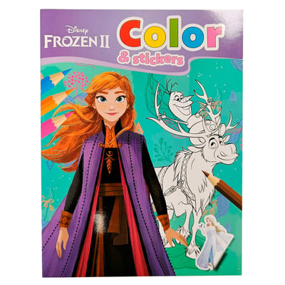 Disney Frozen Ii Color & Stickers
