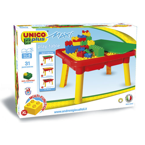 Maxi Play Table With Blocks X31 Pcs