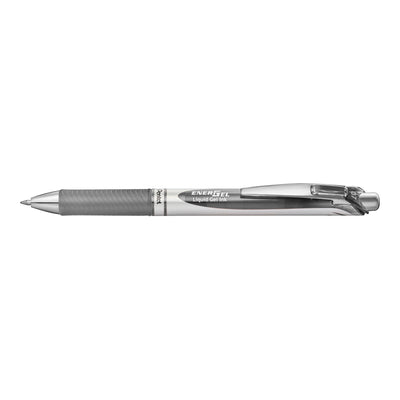 Pentel Energel 0.7Mm Retractable Liquid Gel Roller Pen - Grey Ink