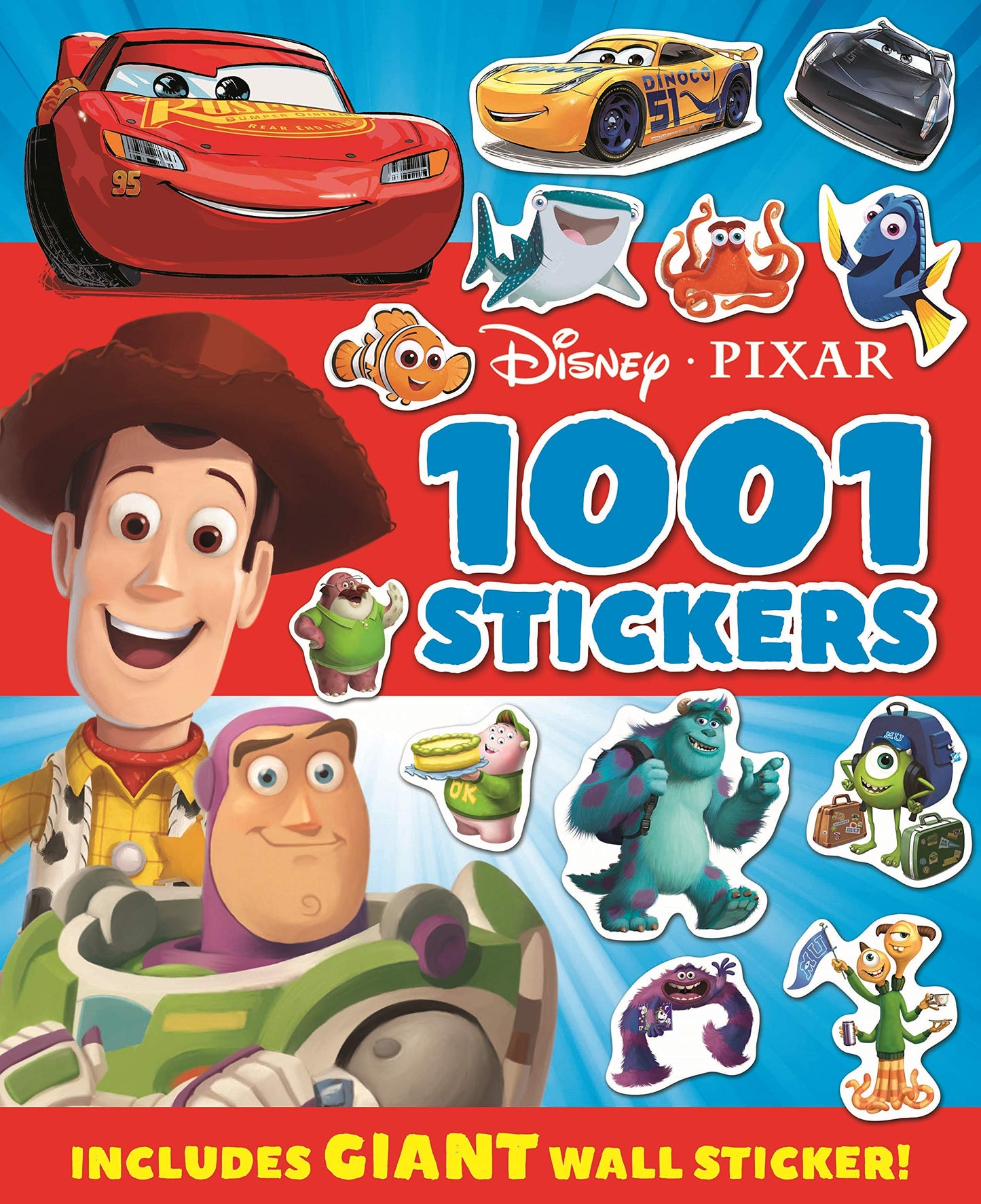 Disney Pixar Mixed 1001 Stickers