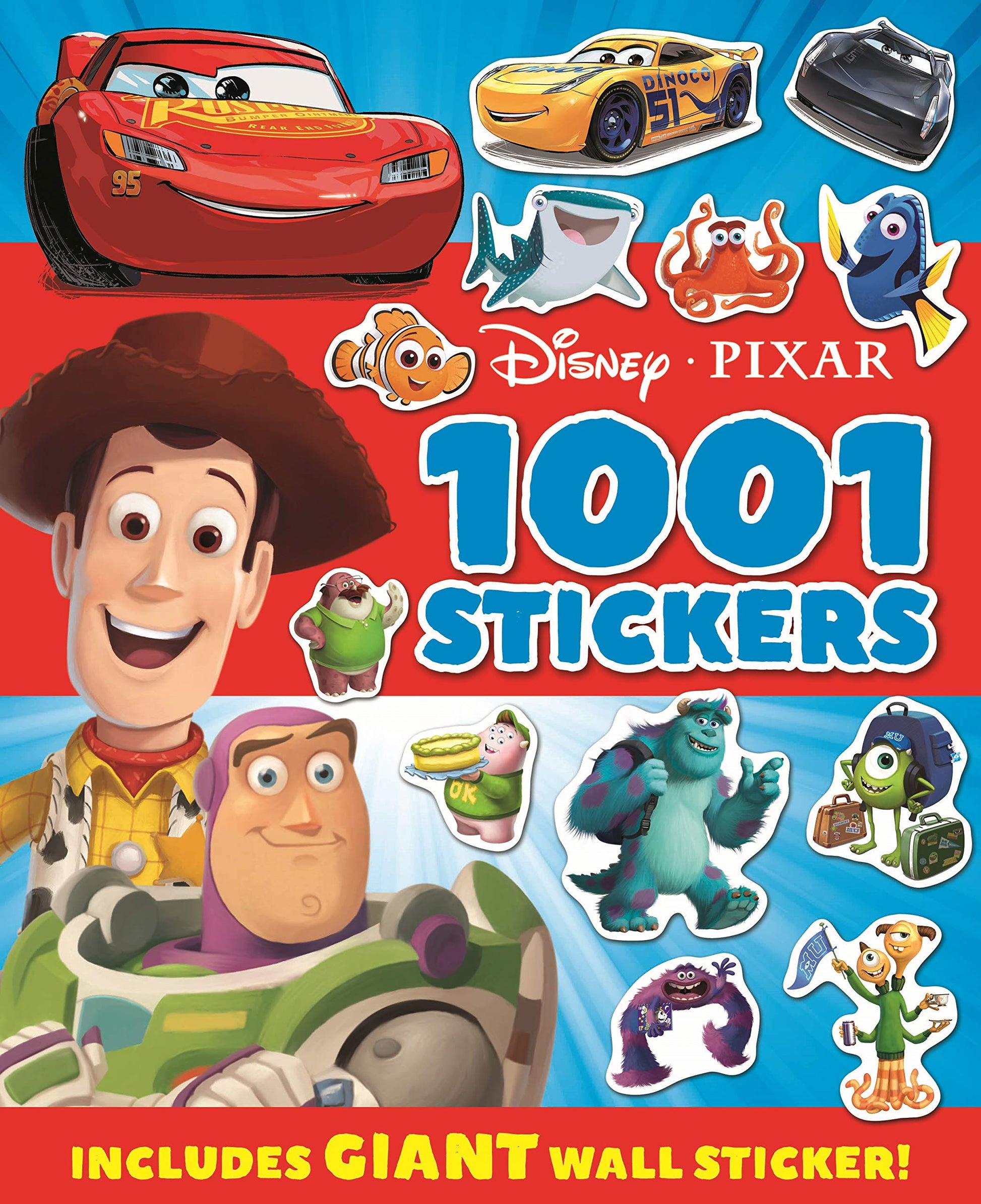 Disney Pixar Mixed 1001 Stickers