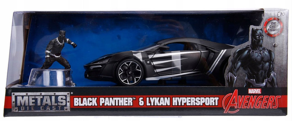 Marvel Avegers Blk Panther Lykan Hypers Diecast