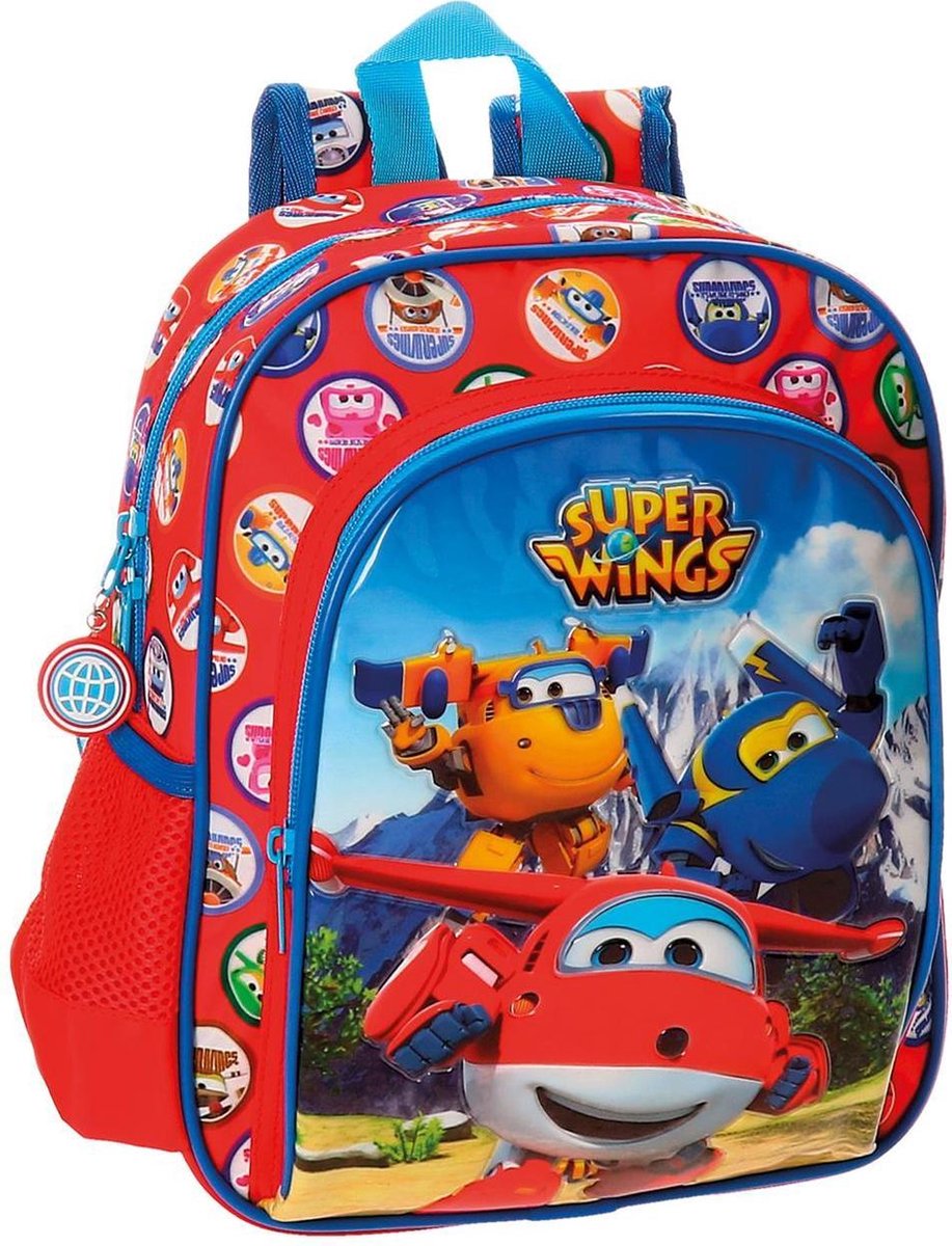 Super Wings Backpack 2 Zip Smaller Than A4 Size